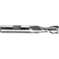 Melin Tool Co 30mm Dia., 25mm Shank, 45mm LOC, 121mm OAL, 2 Flute Cobalt Single End Mill, TiCN A-M25M30-TiCN